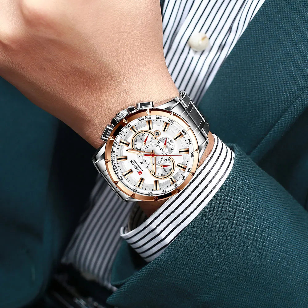 Relógio de Pulso Casual Masculino CURREN