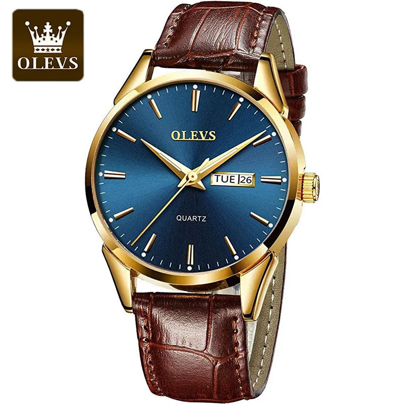 Relógio de Couro Masculino Modelo de Luxo - Jetpan