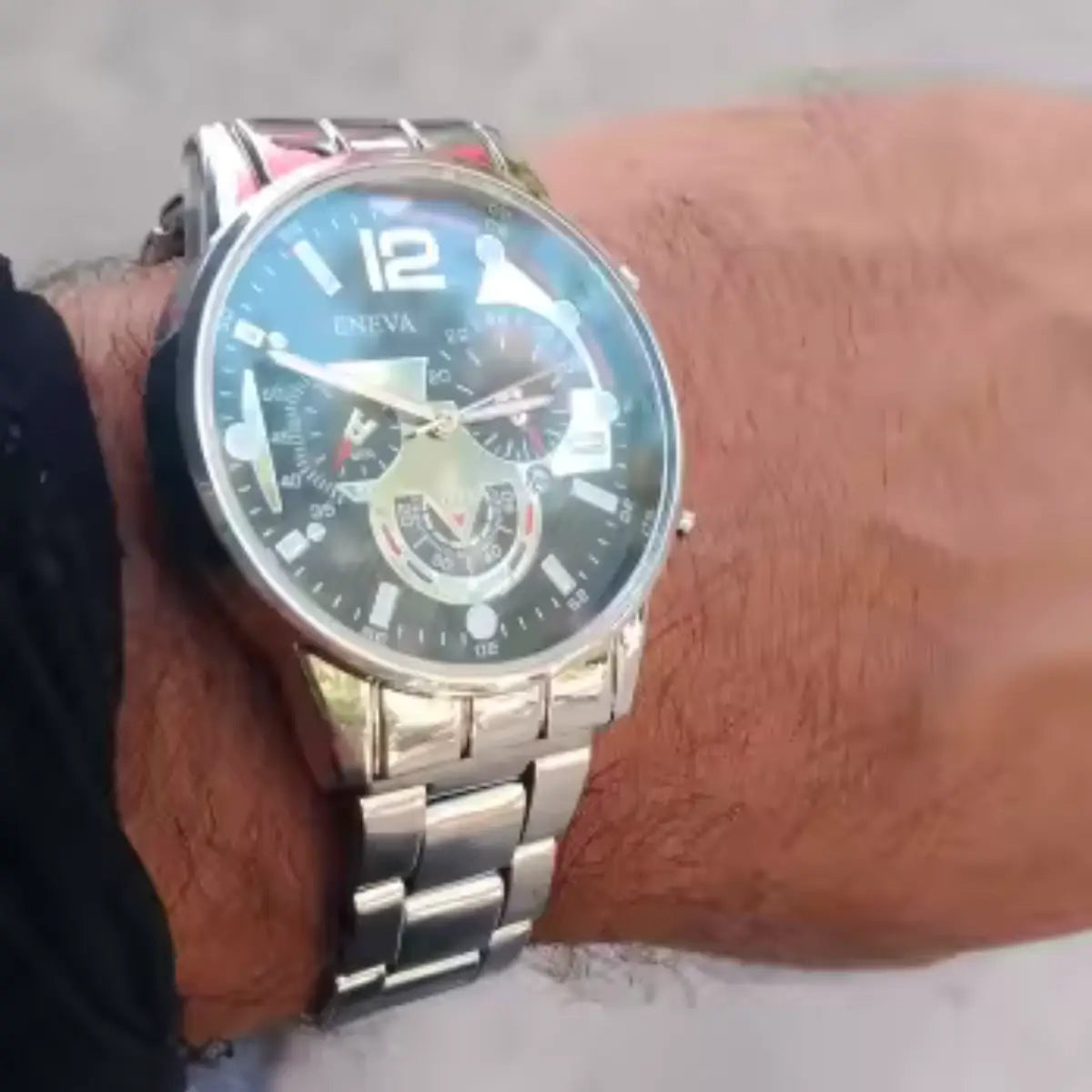 Relógio Masculino com Pulseira