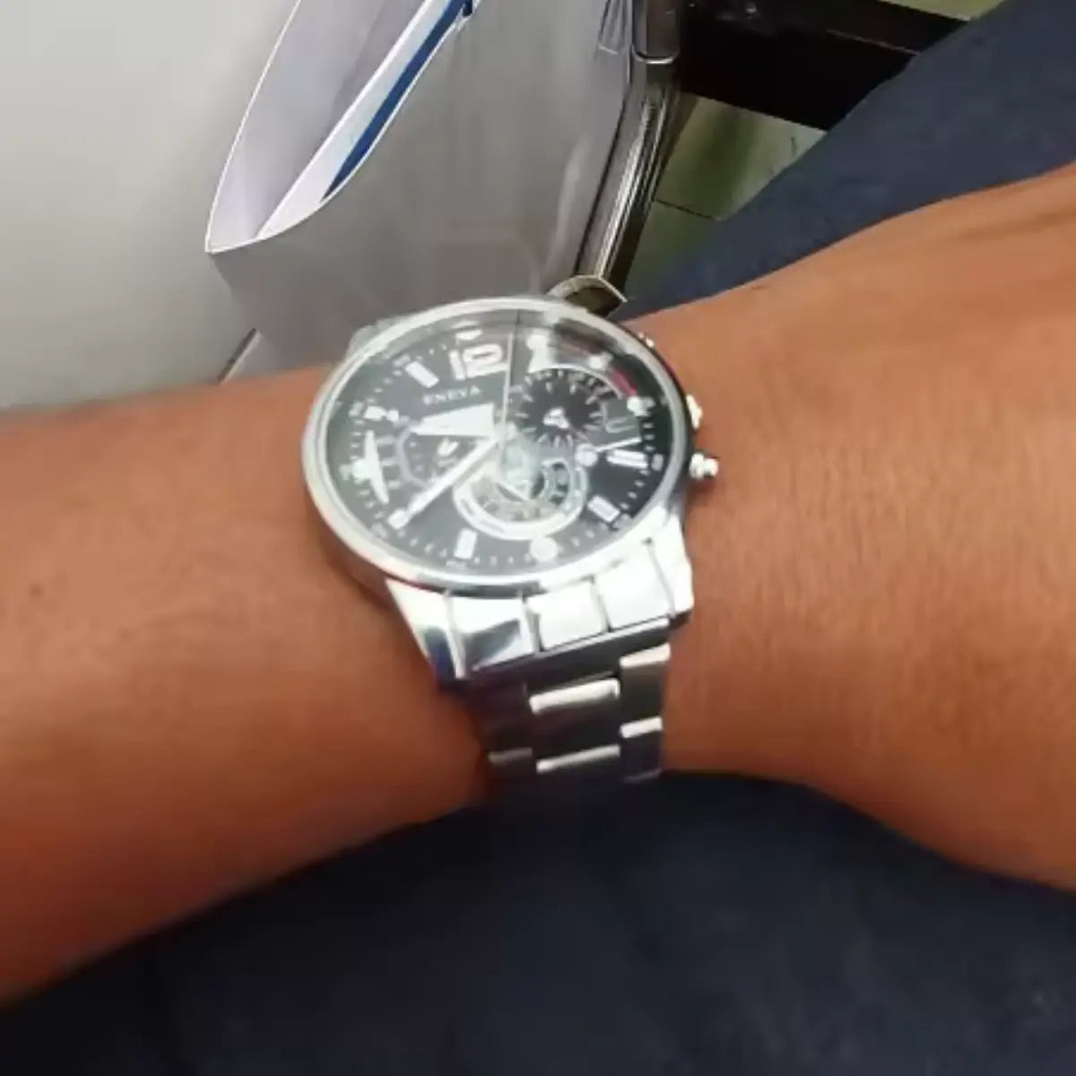 Relógio Masculino com Pulseira