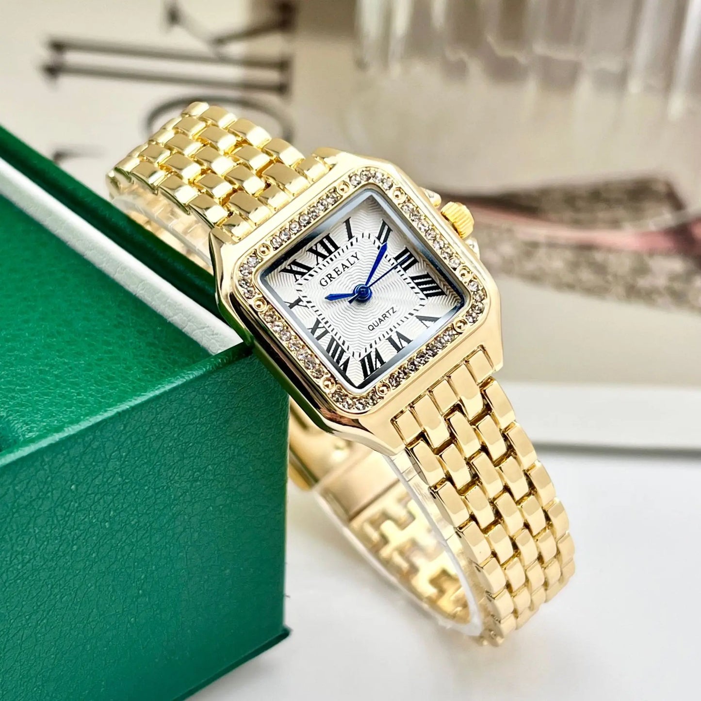 Relógio feminino de Aço Inoxidável - GREALY